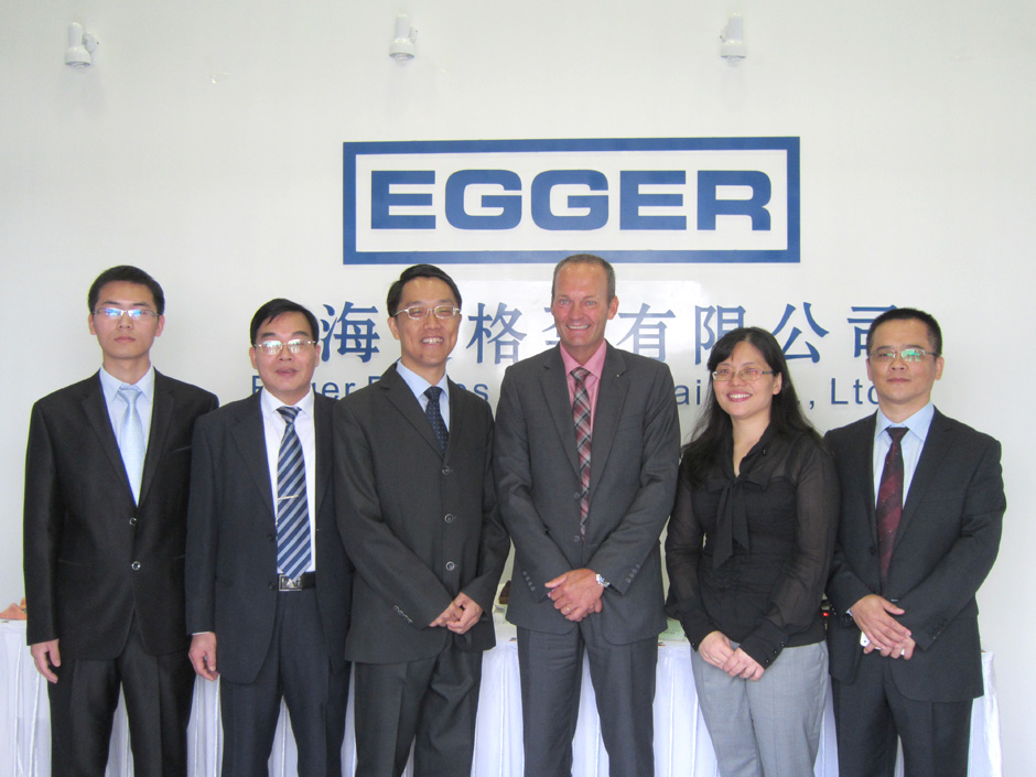 Eröffnung Egger Shanghai